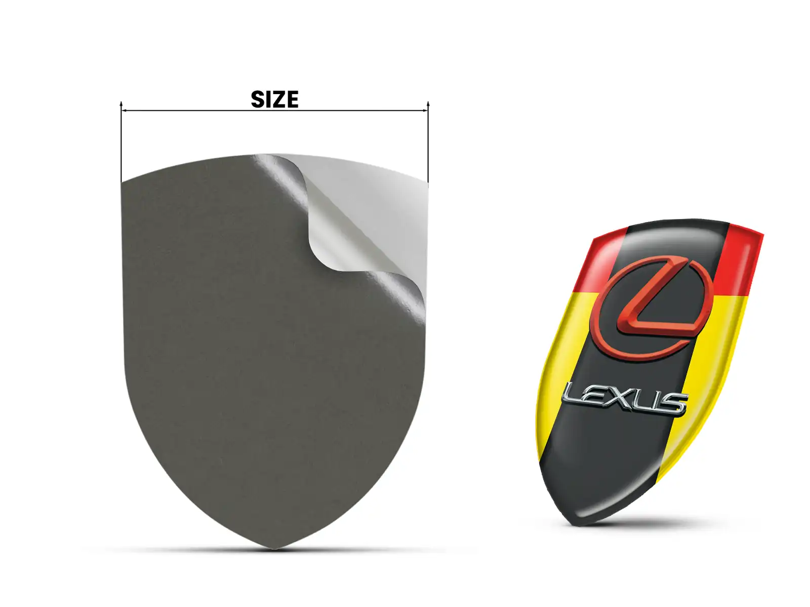 Lexus Stoßsticker Maßgefertigt Racing Robust Anpassbar